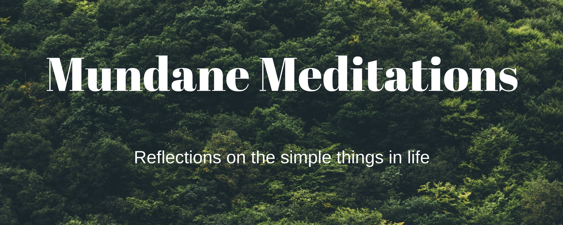 Mundane Rituals The Blueness of Transparency (Mundane Meditations) – The Classical Thistle