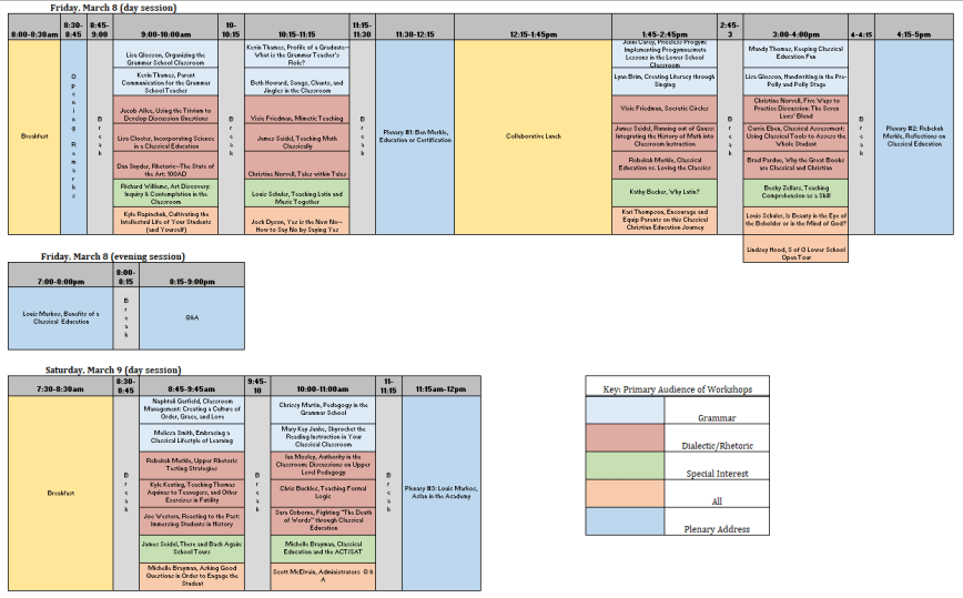 2019 Schedule at a Glance final